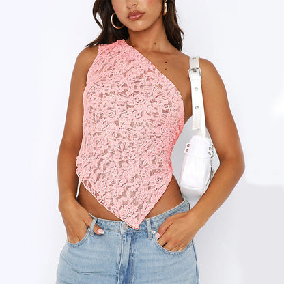 Lace Backless Top