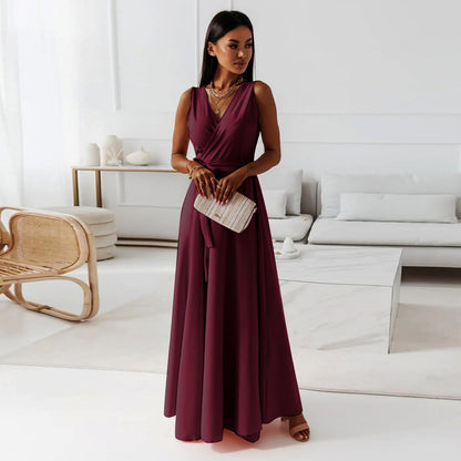 V-neck Formal Dress