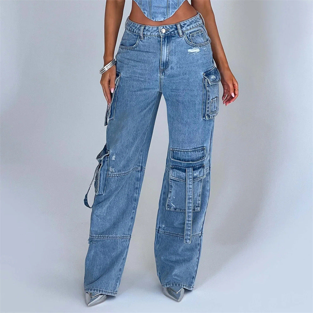 Tube Top Jeans Pants