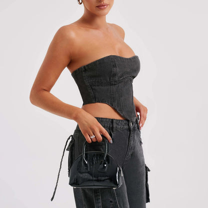 Tube Top Jeans Pants