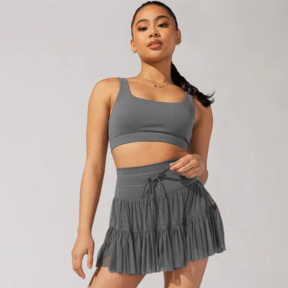 Pleated Skirt Womens