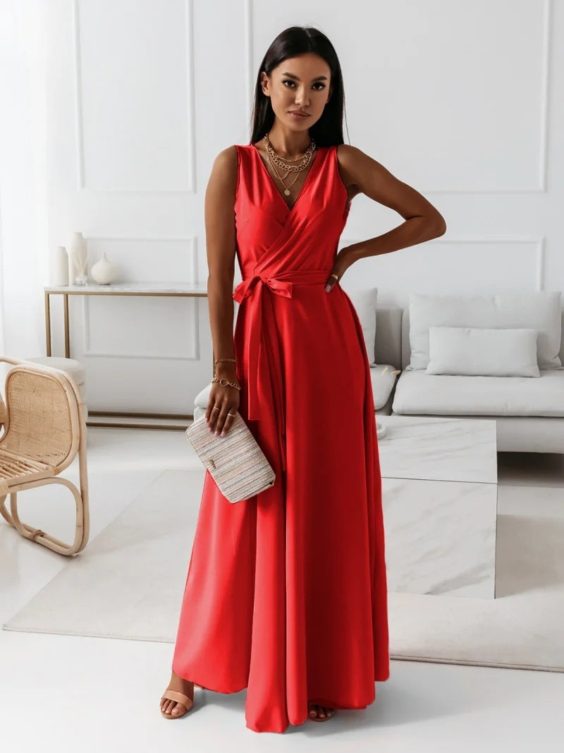 V-neck Formal Dress