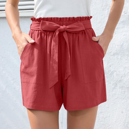 Ruffle Bow Shorts