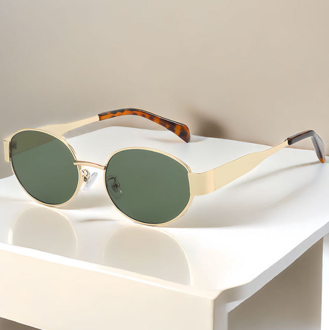 Retro Oval Sunglasses