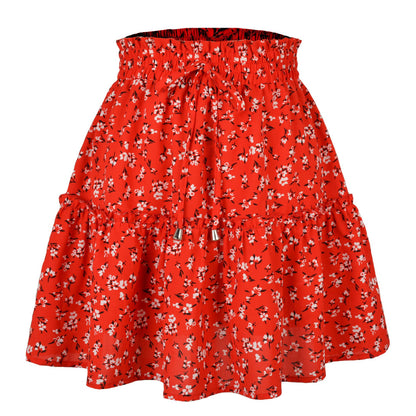 High Waist small Floral Skirt