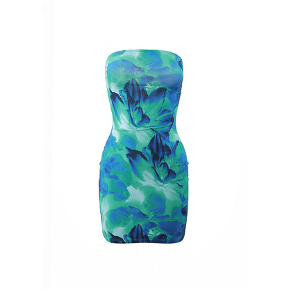 Flower Sheath Dress