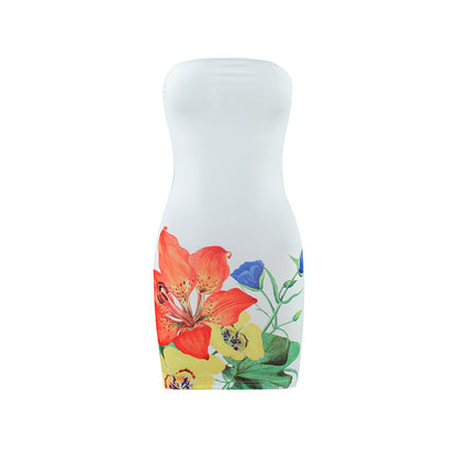 Flower Sheath Dress