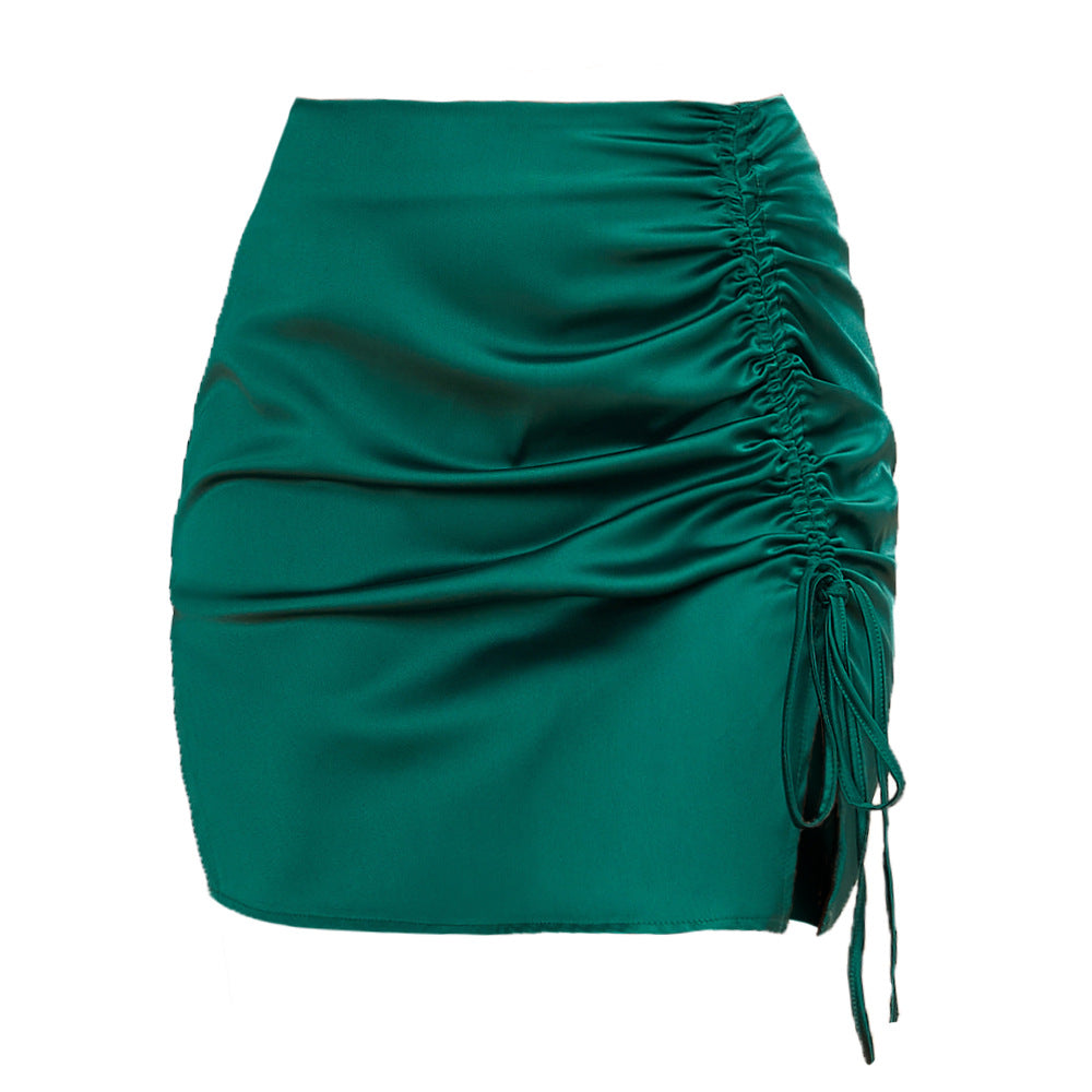 High Waist Zip Skirt