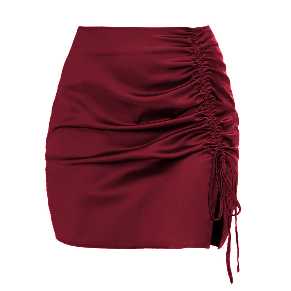 High Waist Zip Skirt