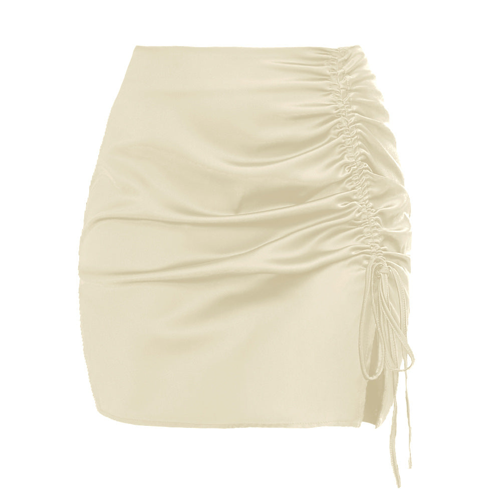 High Waist Zip Skirt