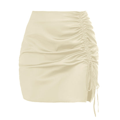 High Waist Zip Skirt