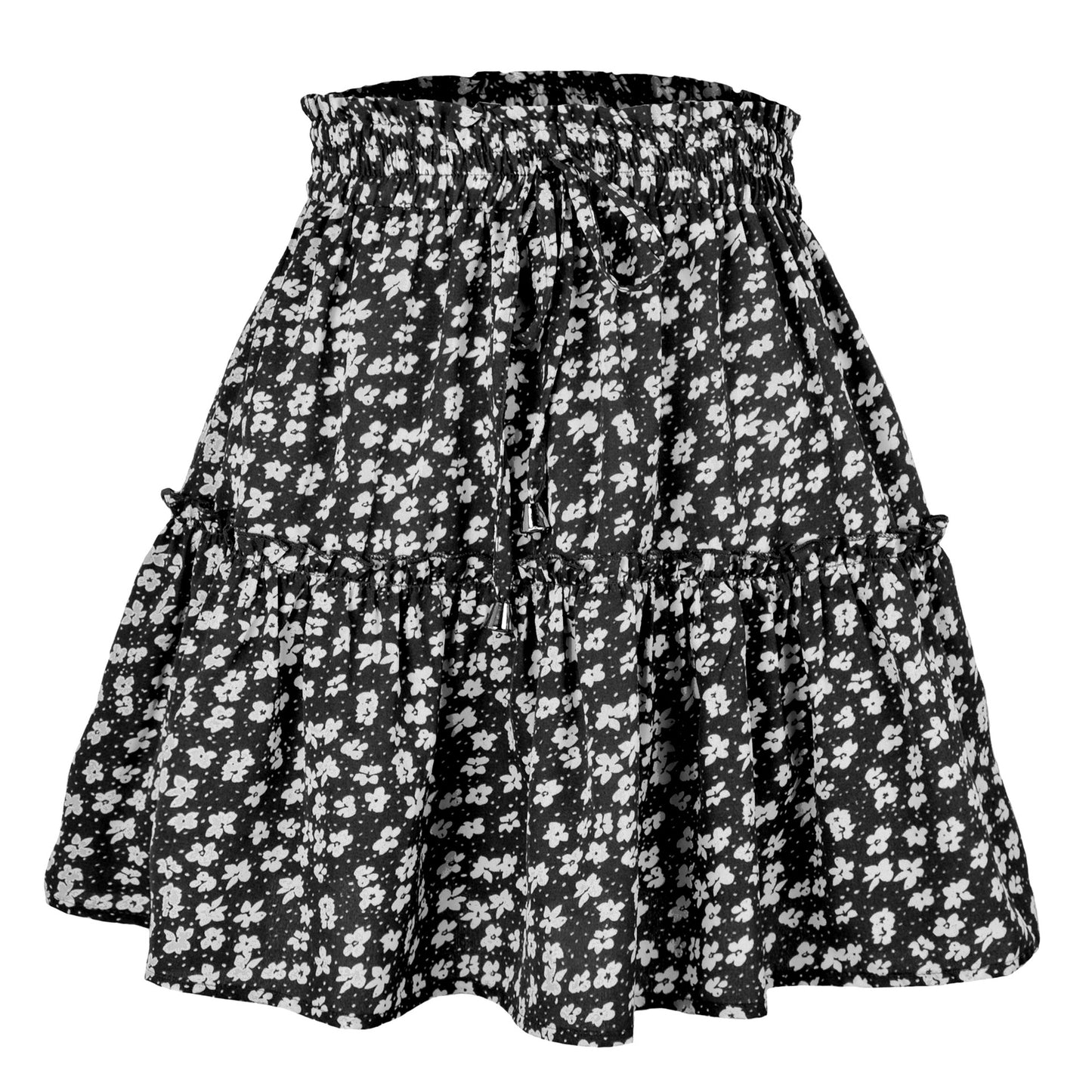 High Waist small Floral Skirt