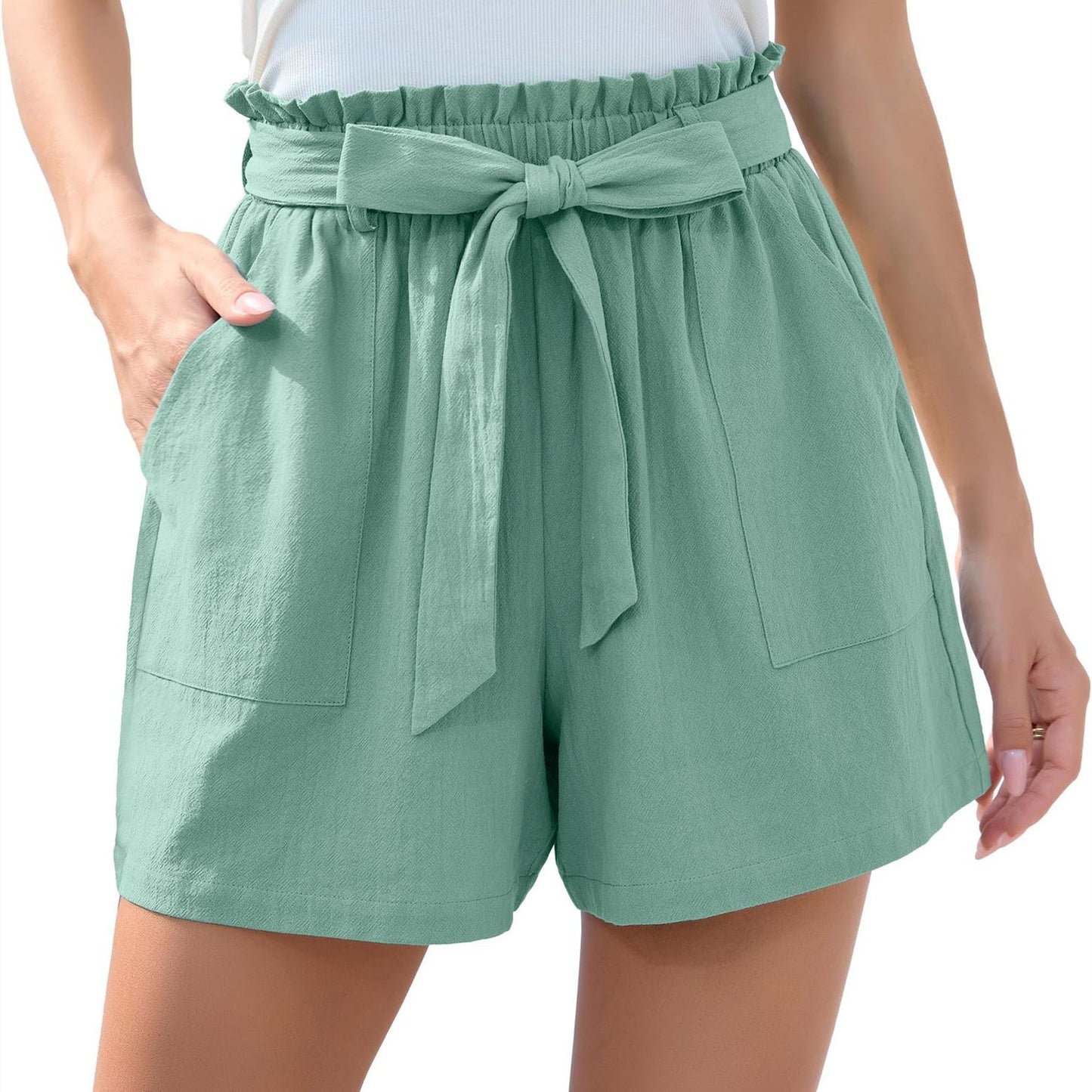 Ruffle Bow Shorts