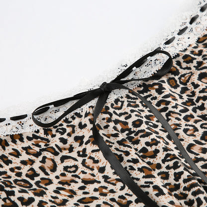 Leopard Low Waist Shorts