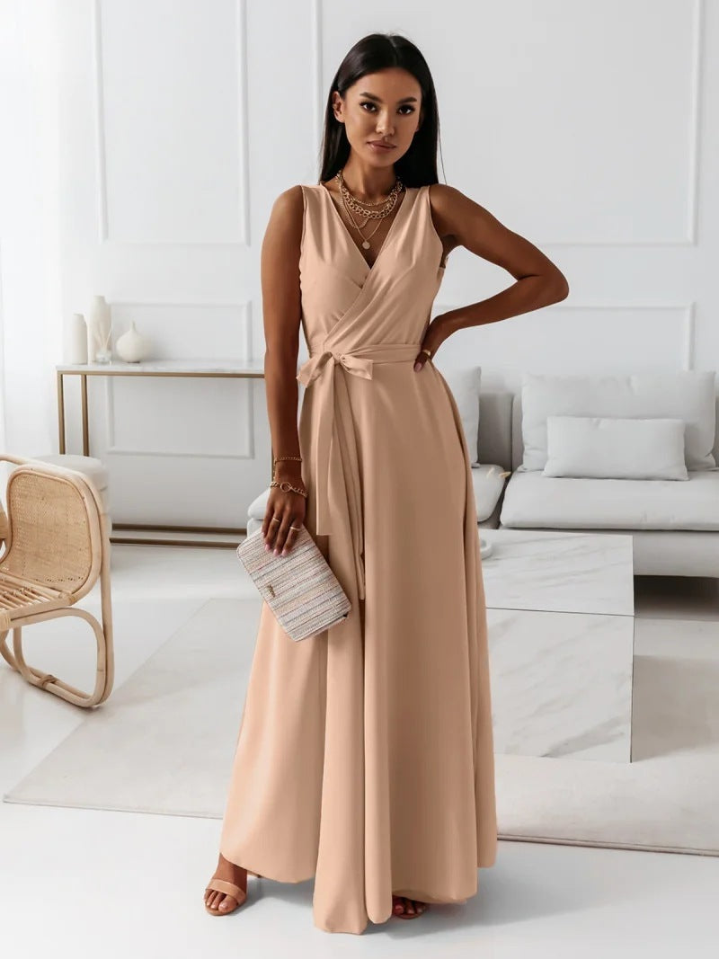 V-neck Formal Dress