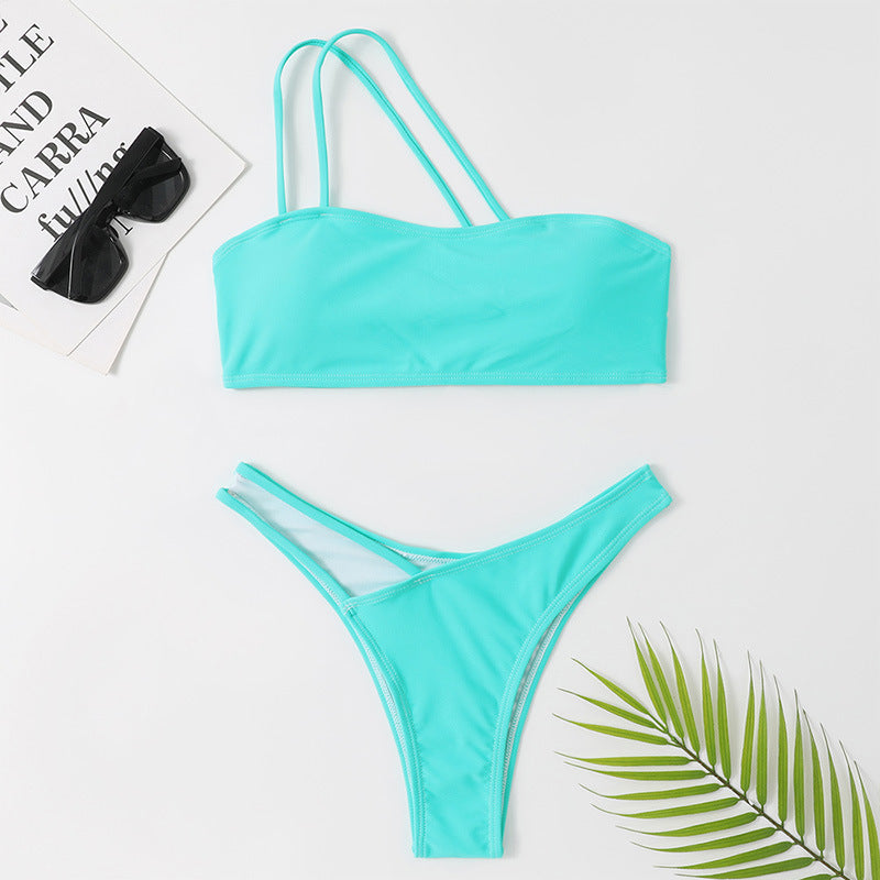 One-shoulder Bikini Set Summer